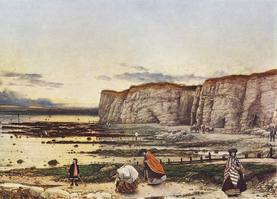 Pegwell Bay in Kent-eine Erinnerung an den 5. Oktober 1858