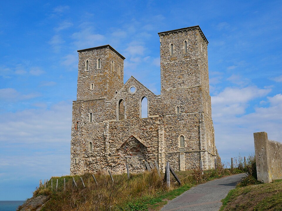 Western Face of St Mary's Church, Reculver (I)